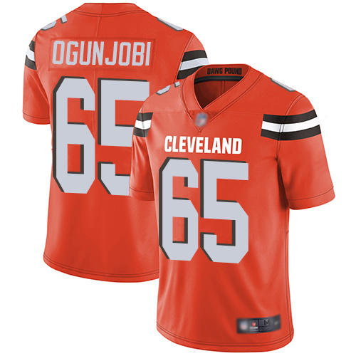 Cleveland Browns Larry Ogunjobi Men Orange Limited Jersey 65 NFL Football Alternate Vapor Untouchable
